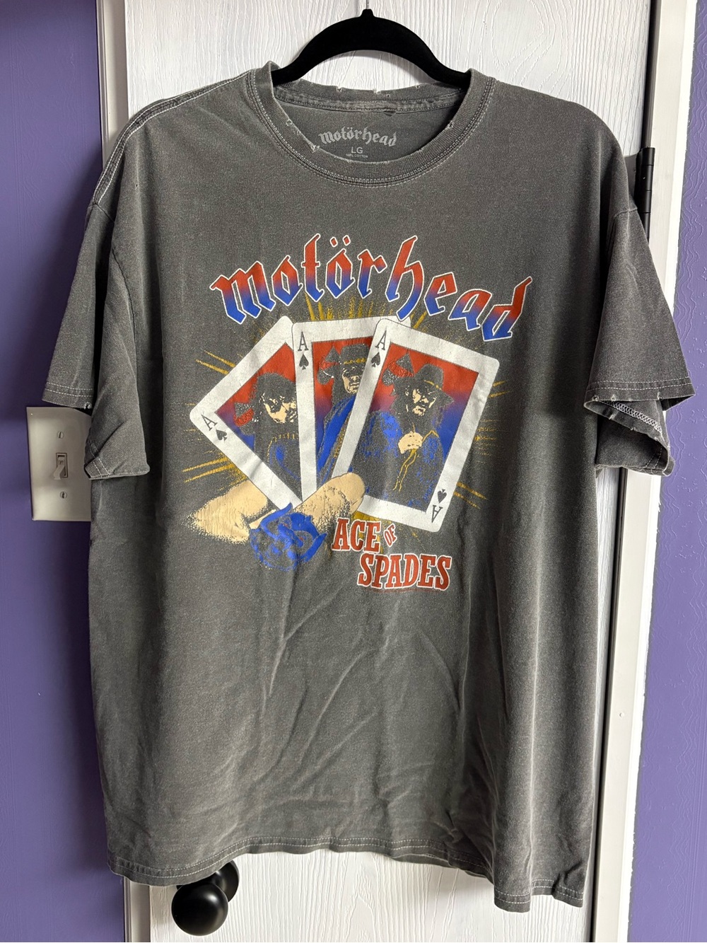 Men’s Ace of Spades Graphic Tee — Charcoal